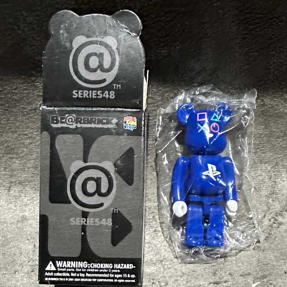Bearbrick Series 48 Blue PlayStation